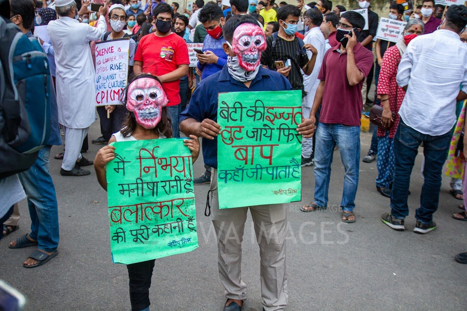 Protests against 2020 Hathras rape case