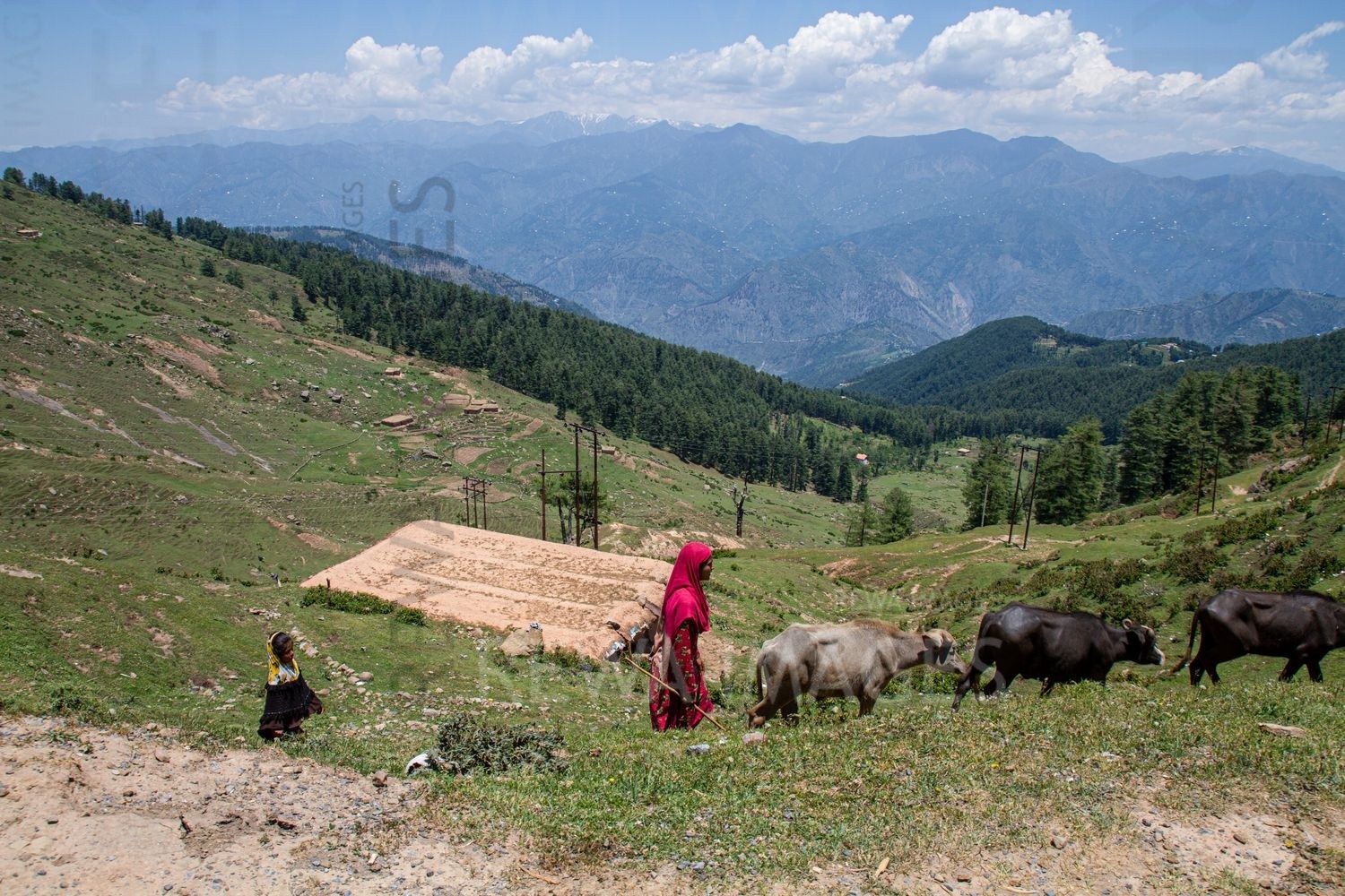 Himalayan mountain range in Kashmir