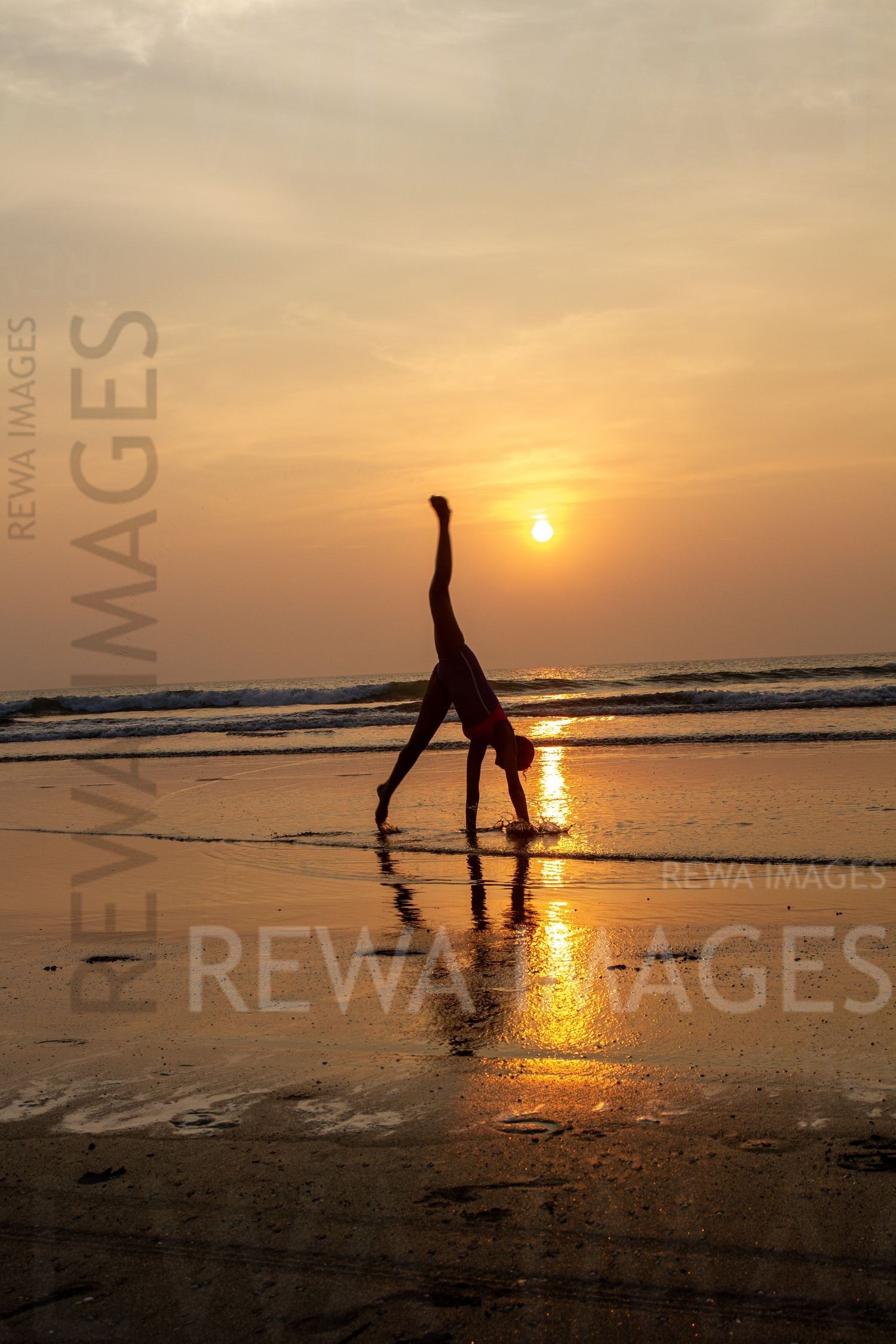 Gymnastics at the Sunset