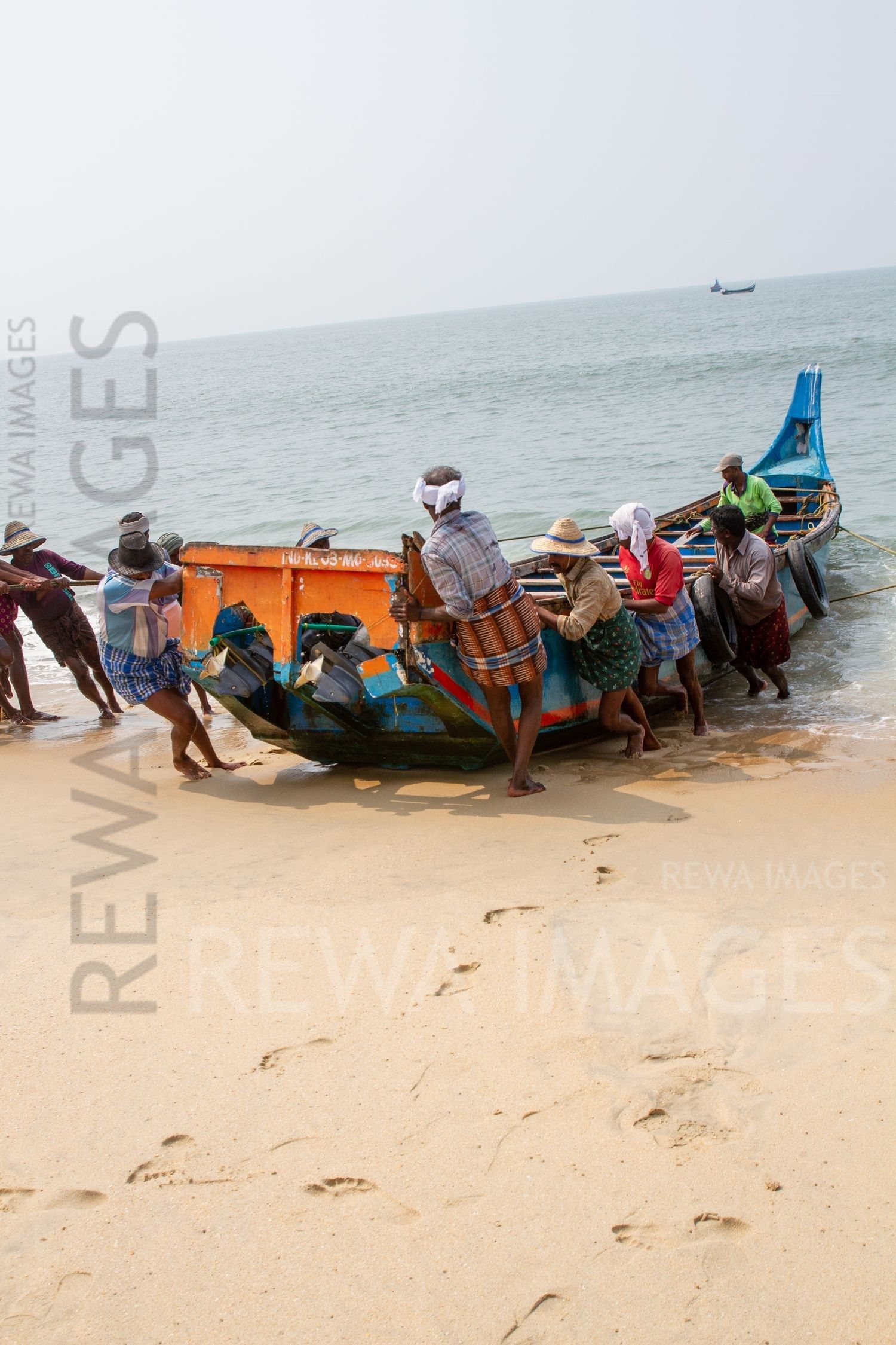 Fishing boats in Kerala