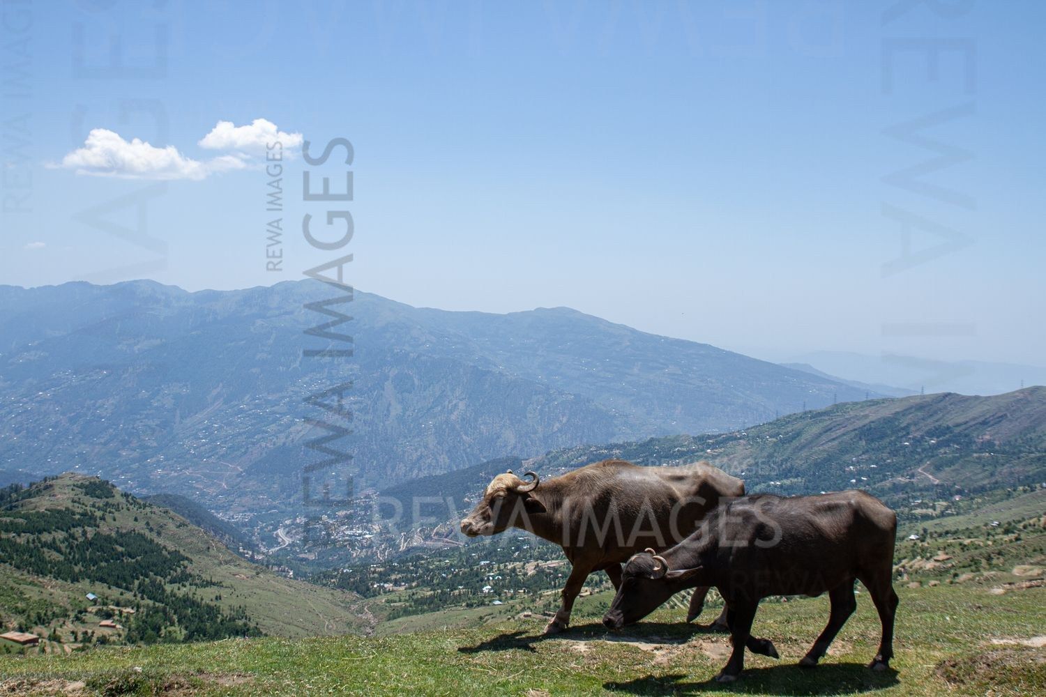 Himalayan mountain range in Kashmir