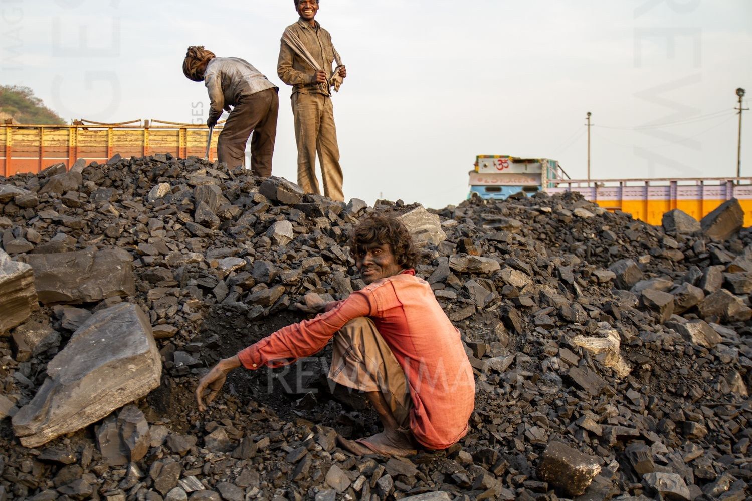 Coal miners in Singrauli