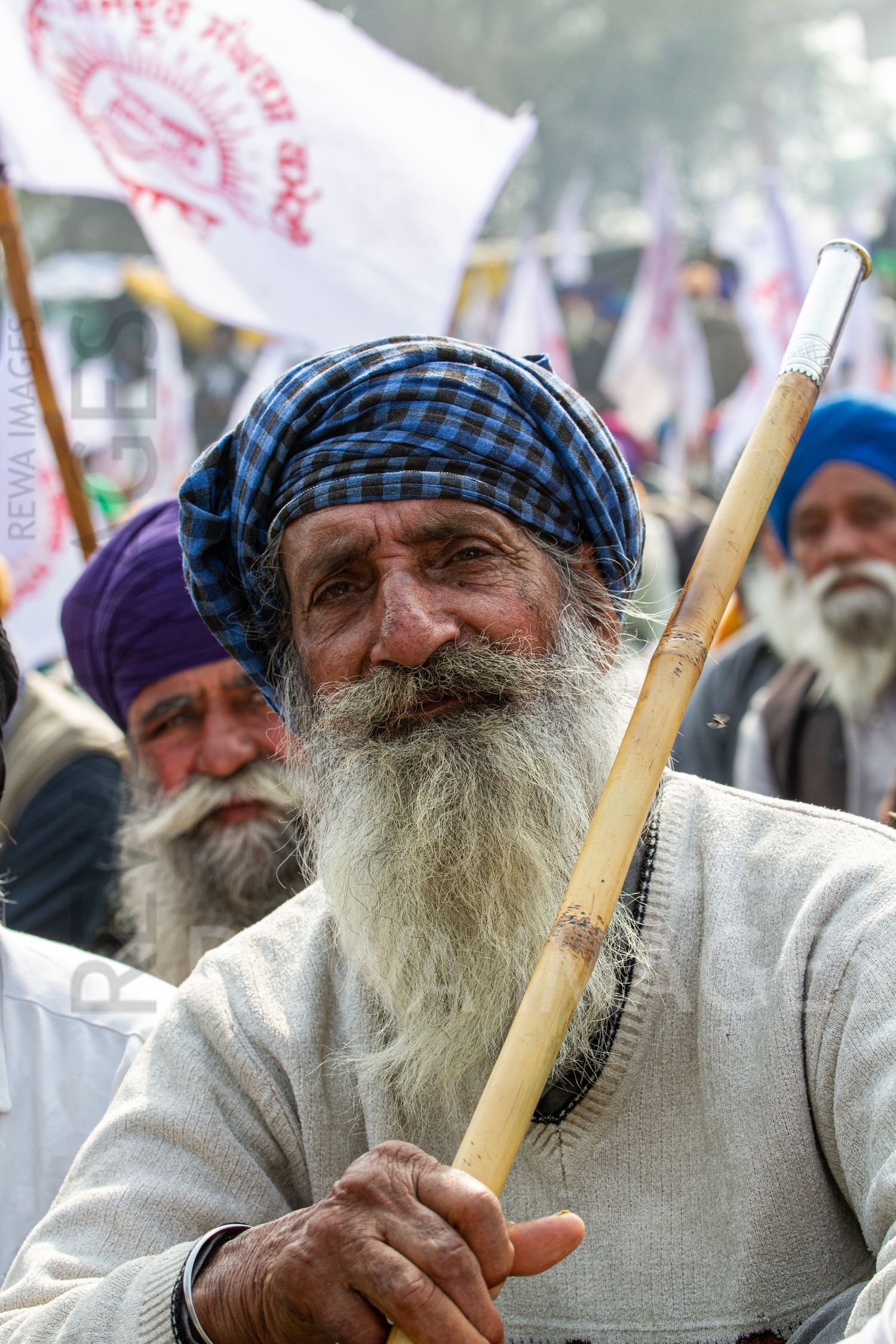 The 2020–2021 Indian farmers' protest against three farm acts passed by the Parliament of India in September 2020.