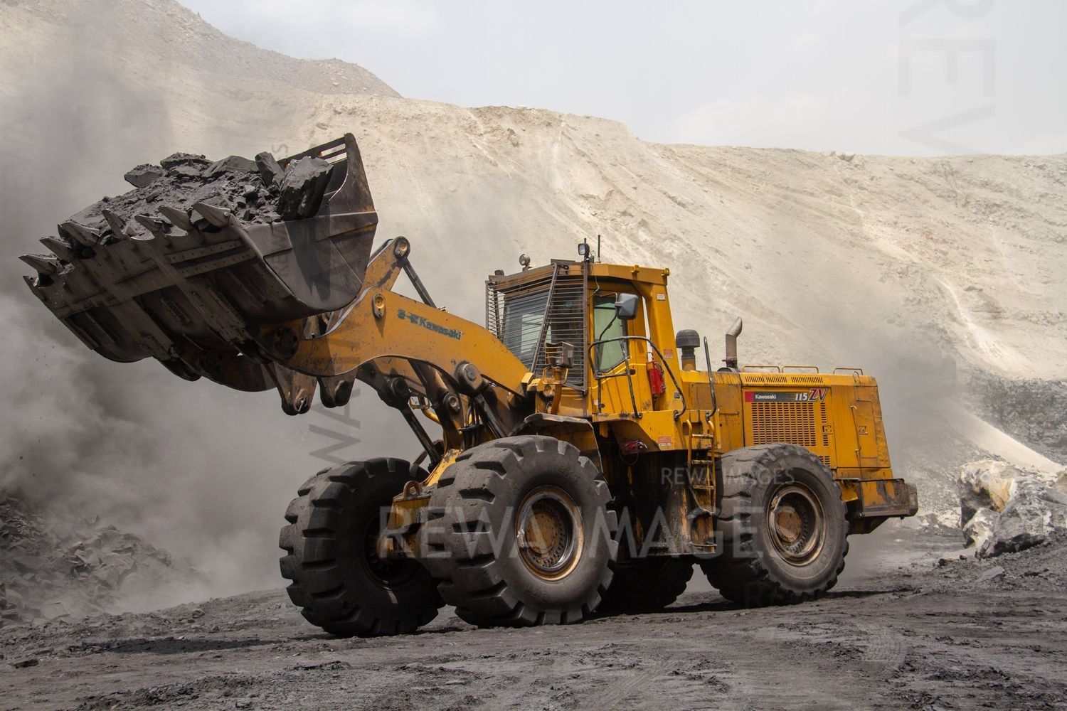 Coal mining in Singrauli
