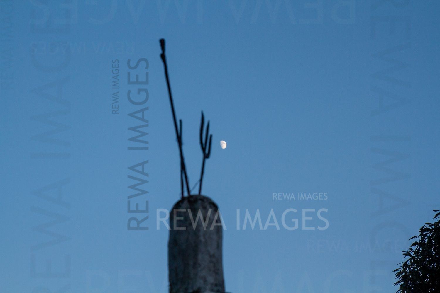 Trishul and Crescent