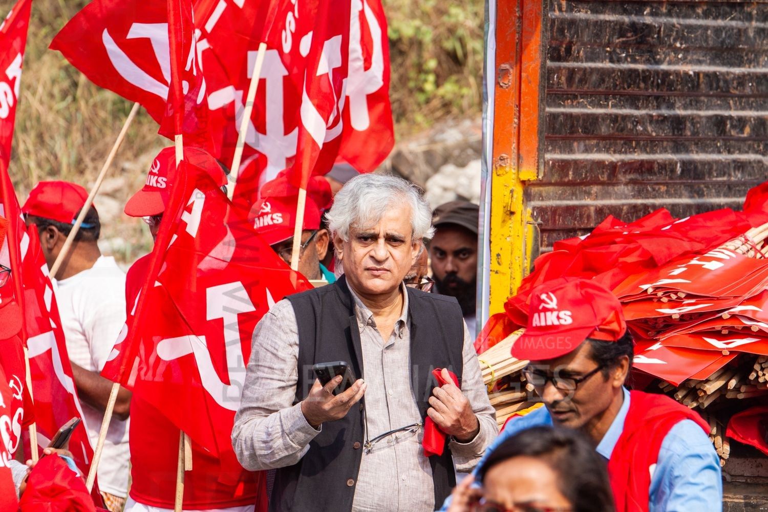 P Sainath at Kisan Mukti March 2018 New Delhi